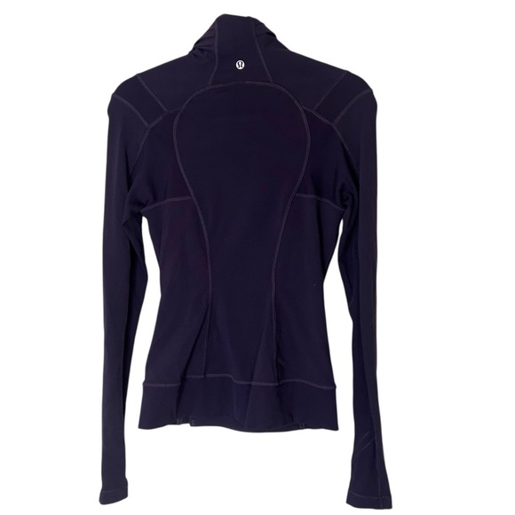 Lululemon Bhakti Yoga Jacket- Black Grape Athletic Jacket- Size 4 - Picture 13 of 15